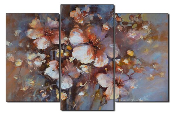 Obraz na plátně - Květ mandlí, reprodukce ruční malby 1273C (90x60 cm)