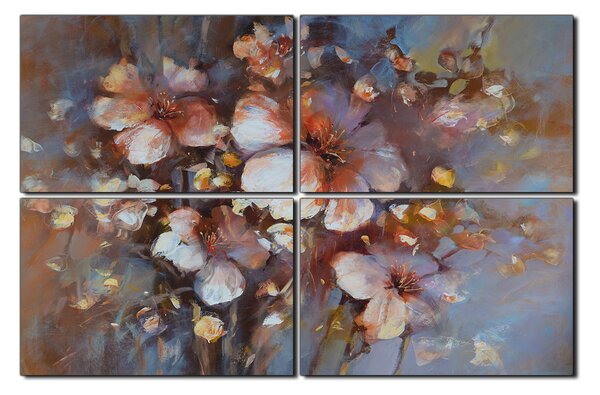 Obraz na plátně - Květ mandlí, reprodukce ruční malby 1273E (90x60 cm)