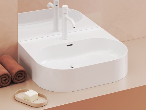 Ravak XJX01155004 - Umyvadlo na desku CERAMIC SLIM 55x45 cm keramika/bílá