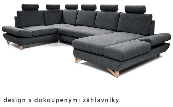 Sedací souprava AVESTA IV | 199x344x166 cm | rozkládací + 2x úložný prostor | VÝBĚR TKANIN