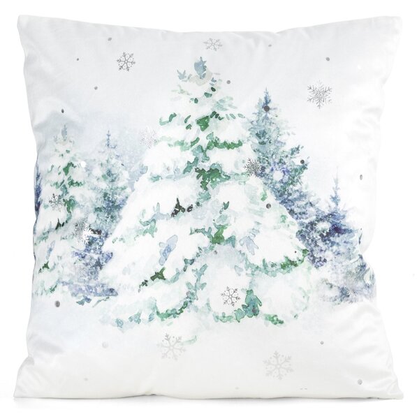 VÁNOČNÍ DEKORAČNÍ POVLAK NA POLŠTÁŘ POLAR3 45X45 CM VZOROVANÝ