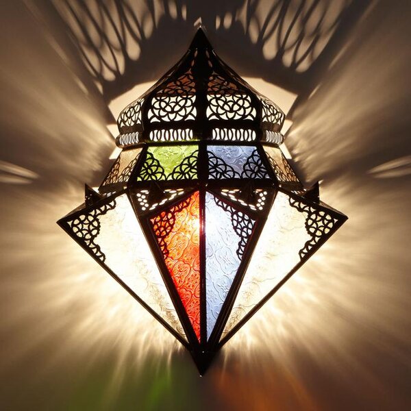 Nástěnná marocká lampa "Jawhar"
