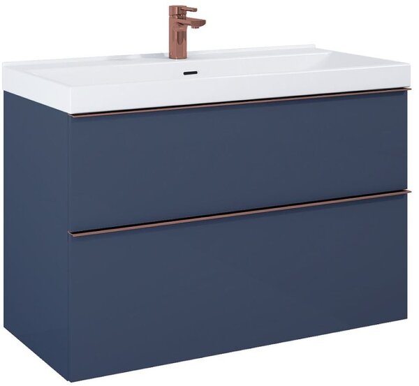 Elita Look skříňka 100x44.9x63.5 cm pod umyvadlo závěsná modrá RE011000027030