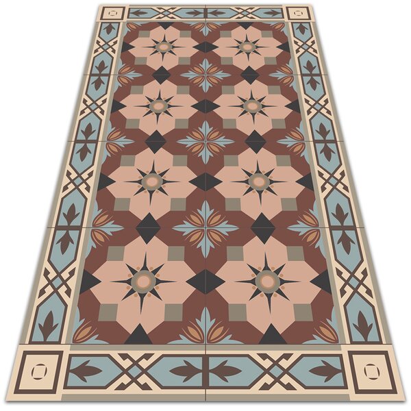 Módní vinylový koberec Geometrické dlaždice