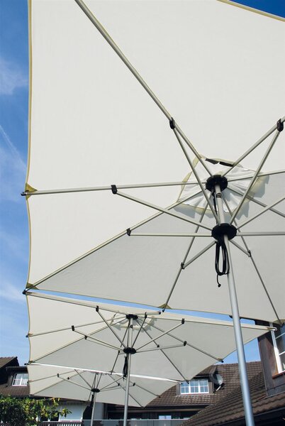 Shademaker Profesionální slunečník Libra, Shademaker, čtvercový 200x200 cm (2x2 m), potah akryl 300 g/m2, barva dle vzorníku