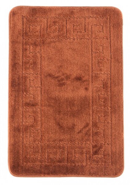 Koupelnový kobereček MONO 1030 NEW BROWN 4605 1PC řecký, hnědý