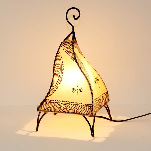 Henna lampa z pravé kůže "Fatuta"