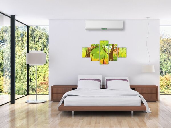 Obraz - Opičáci (125x70 cm)