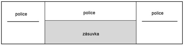 MEDIOLAN | TV stolek M13 se zásuvkou a policemi + dekorační deska | 181 cm | natural hikora