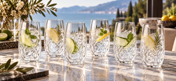 RCR ALKEMIST SKLENICE NA VODU 510 ML SADA 6 KS