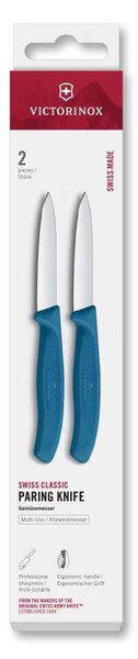 Victorinox - Sada kuchyňských nožů na zeleninu SWISS CLASSIC 8 cm 2 ks modrá