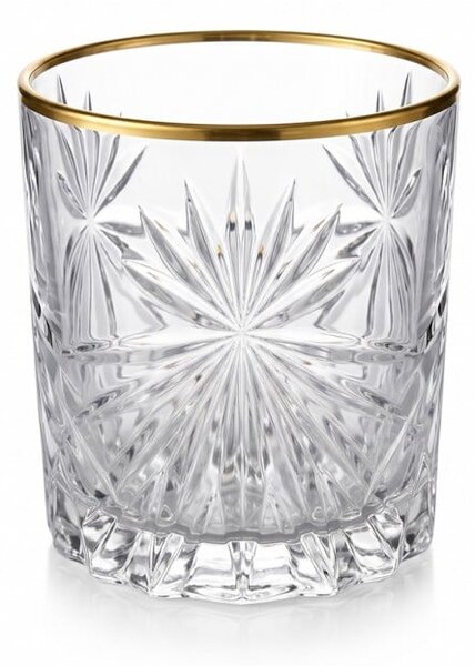 BOHEMIA PRESTIGE FIORE GOLD SKLENICE NA WHISKY 320 ML SADA 6 KS