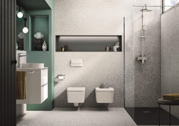 Roca A346537000 - Závěsné WC INSPIRA keramika/bílá