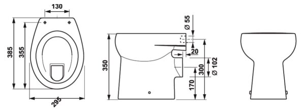 JIKA H8220360000001 - Dětská WC mísa BABY keramika/bílá