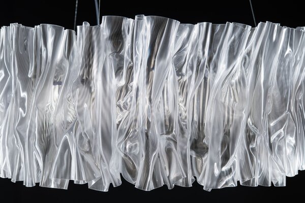 SLAMP ACRSM00GLD01T27NMTEU Accordéon, designové svítidlo se zlatou, 52W 2700K stmívatelné, prům. 57cm