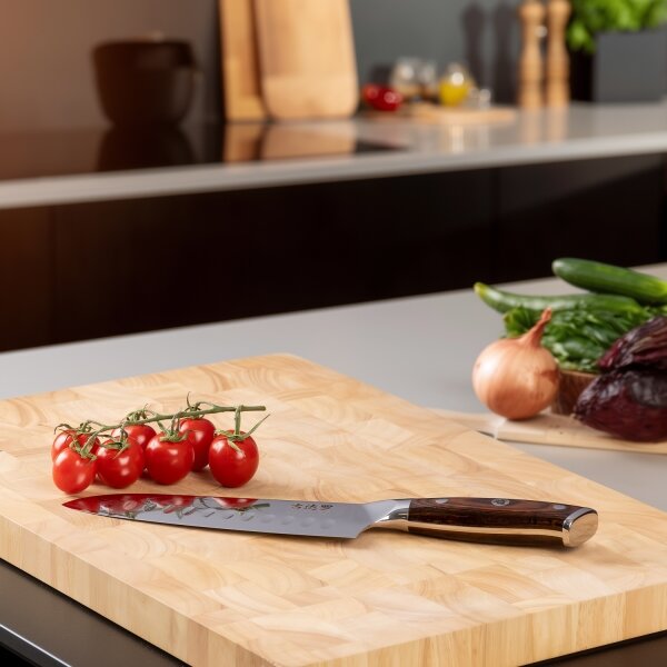 Gudaro - Damaškový Santoku kuchyňský nůž FENG 7,5", 67 vrstev oceli, délka 18 cm