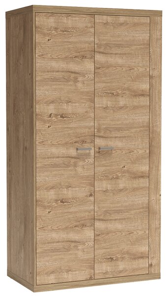 NATURAL | šatní skříň N1 s policí a šatní tyčí | 102 cm | dub ribbeck