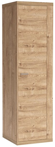 NATURAL | šatní skříň N2 s policí a šatní tyčí | 57 cm | dub ribbeck