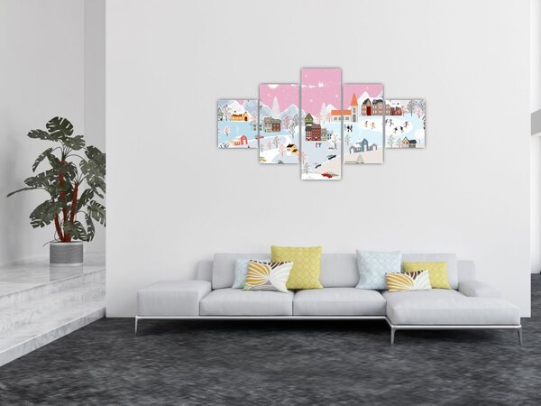 Obraz - Kouzelná zima (125x70 cm)
