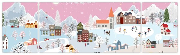 Obraz - Kouzelná zima (170x50 cm)