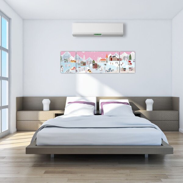 Obraz - Kouzelná zima (170x50 cm)