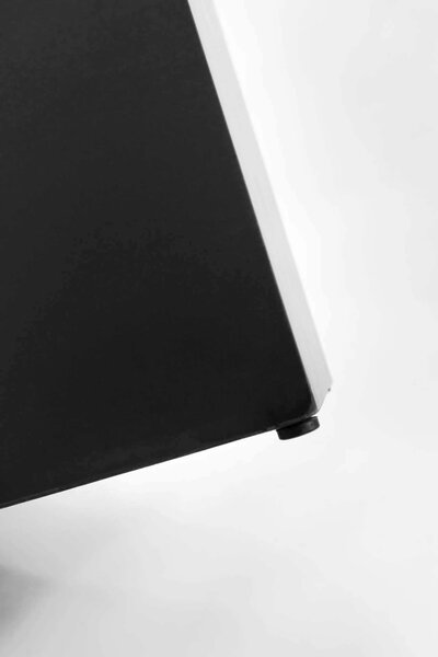 Interiérový květináč ELEMENTO, materiál MDF, výška 100 cm, černý