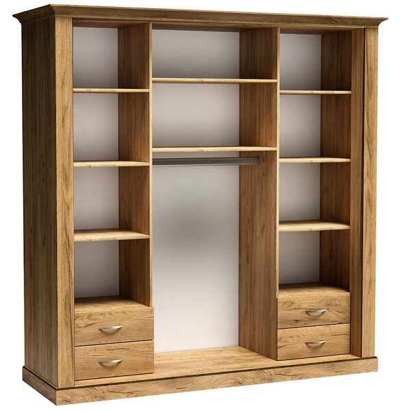 Antica K | šatní skříň A211 | 213 cm | kraft zlatý