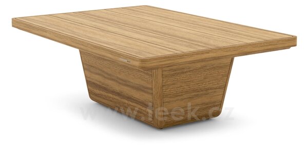 Manutti Teakový konferenční stolek Cobi, Manutti, obdélníkový 113x79x37 cm, brushed teak, vystavený vzorek