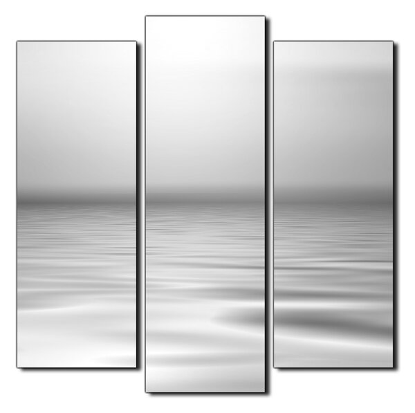 Obraz na plátně - Klidné moře při západu slunce - čtverec 3928QC (75x75 cm)