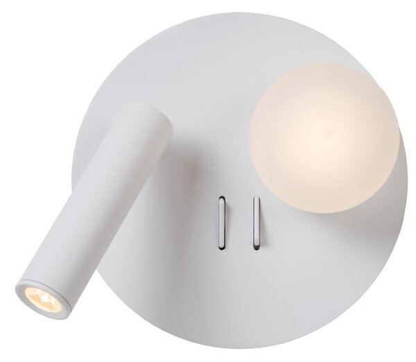 Lucide L772860231 LED bodové nástěnné svítidlo MATIZ | 3,7W integrovaný LED zdroj | 200lm | 3000K