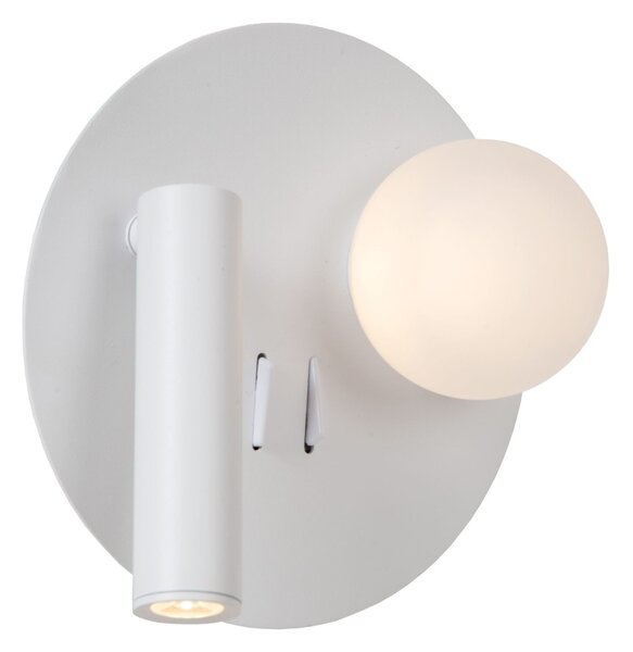 Lucide L772860231 LED bodové nástěnné svítidlo MATIZ | 3,7W integrovaný LED zdroj | 200lm | 3000K