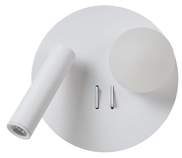 Lucide L772860231 LED bodové nástěnné svítidlo MATIZ | 3,7W integrovaný LED zdroj | 200lm | 3000K