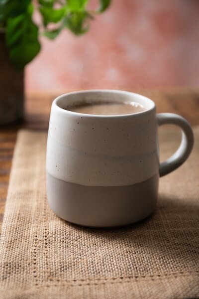 Mikasa Kameninový hrnek s růžovou reaktivní glazurou, 400 ml MKMUG15