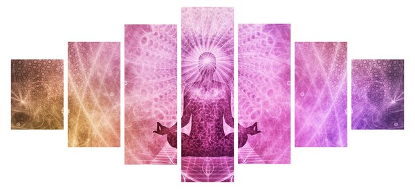 Obraz meditace (210x100 cm)