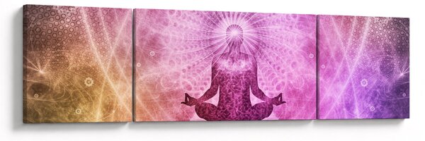 Obraz meditace (170x50 cm)