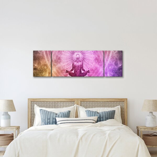 Obraz meditace (170x50 cm)