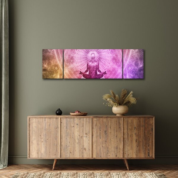 Obraz meditace (170x50 cm)