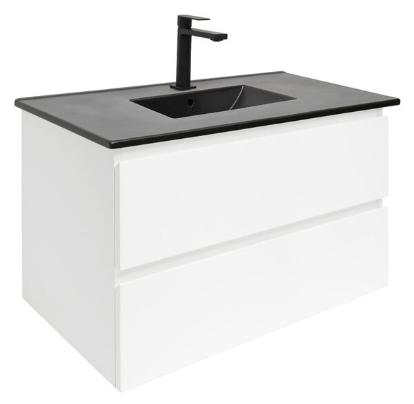 Koupelnová skříňka s umyvadlem SAT B-Way 79x50x45 cm bílá lesk BWAY280WU4B2B