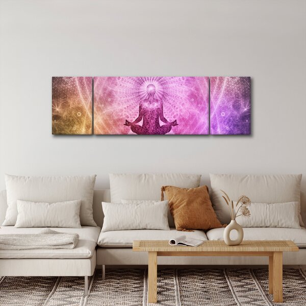 Obraz meditace (170x50 cm)