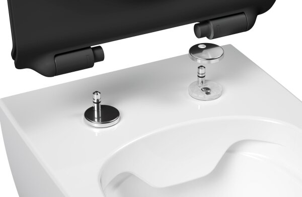 Ravak X01862 - Záchodové prkénko SoftClose VITA SLIM černá
