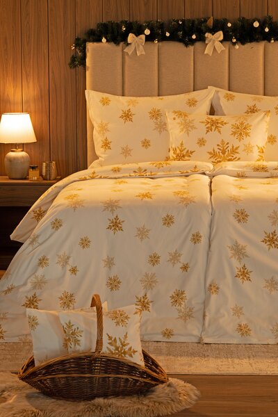 Povlečení Gold Sparks Flanel premium 1x 140/200, 1x 70/90