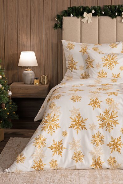 Povlečení Gold Sparks Flanel premium 1x 140/200, 1x 70/90
