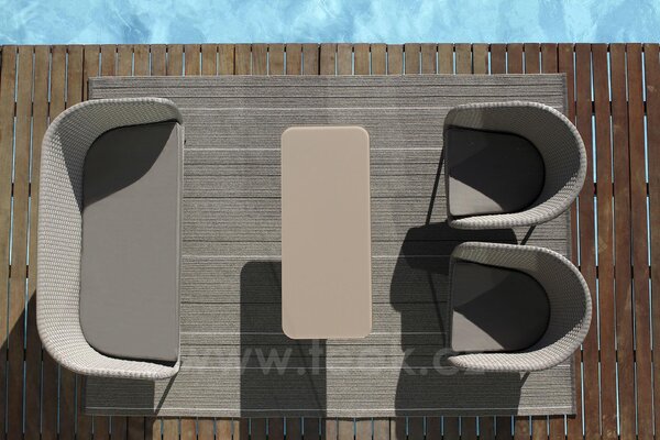 Limited Edition Venkovní koberec Patio/Patio Pure, Limited Edition, obdélníkový 200x250 cm, standardní lemování, barva dle vzorníku