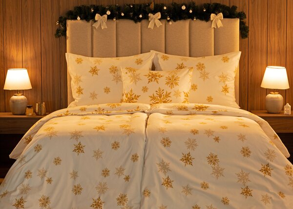 Povlečení Gold Sparks Flanel premium 1x 140/200, 1x 70/90