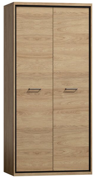 MEDIOLAN | šatní skříň M-1 | 92,2 cm | + KOVOVÉ NOZIČKY | natural hikora