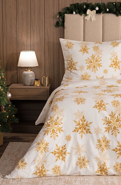 Povlečení Gold Sparks Flanel premium 1x 140/200, 1x 70/90