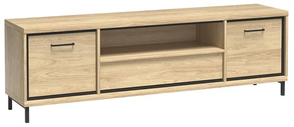 Obývací stěna MEDIOLAN | sestava D | 273,2 cm | 3 díly | natural hikora