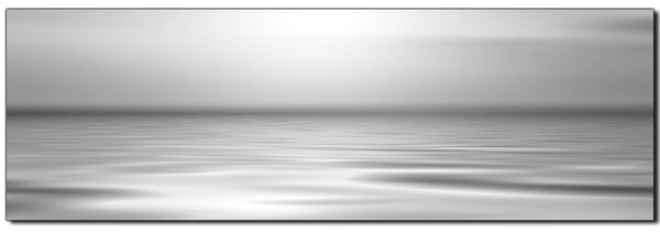 Obraz na plátně - Klidné moře při západu slunce - panoráma 5280QA (105x35 cm)