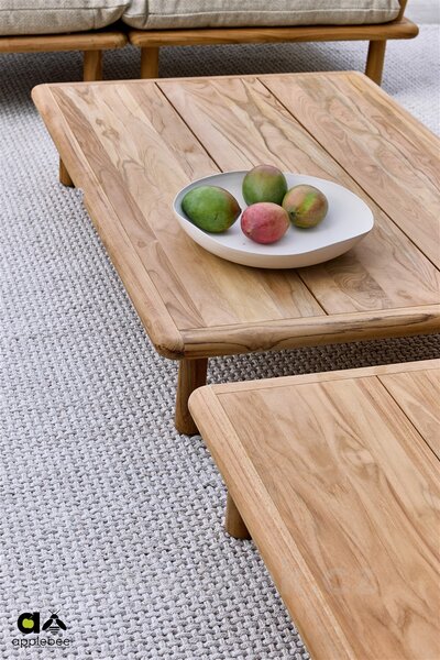 Apple Bee Konferenční stolek Sling, Apple Bee, obdélníkový 120x85x23 cm, teak natural