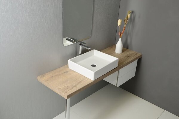 Isvea - Umyvadlo na desku PURITY 50x42 cm keramika/bílá